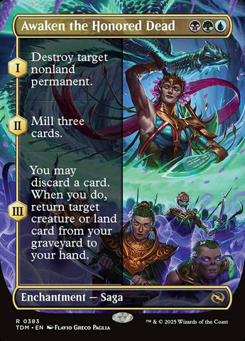 Awaken the Honored Dead (Borderless) [Tarkir: Dragonstorm]