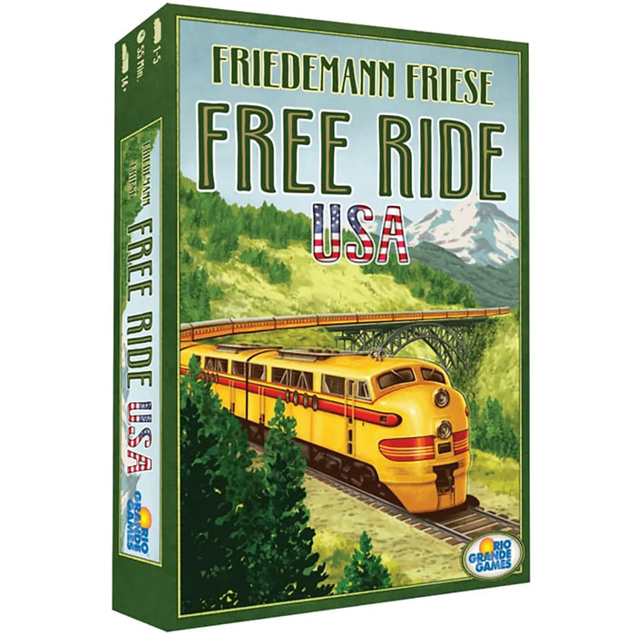 Free Ride USA Board Game – Rio Grande Games Railroad Strategy