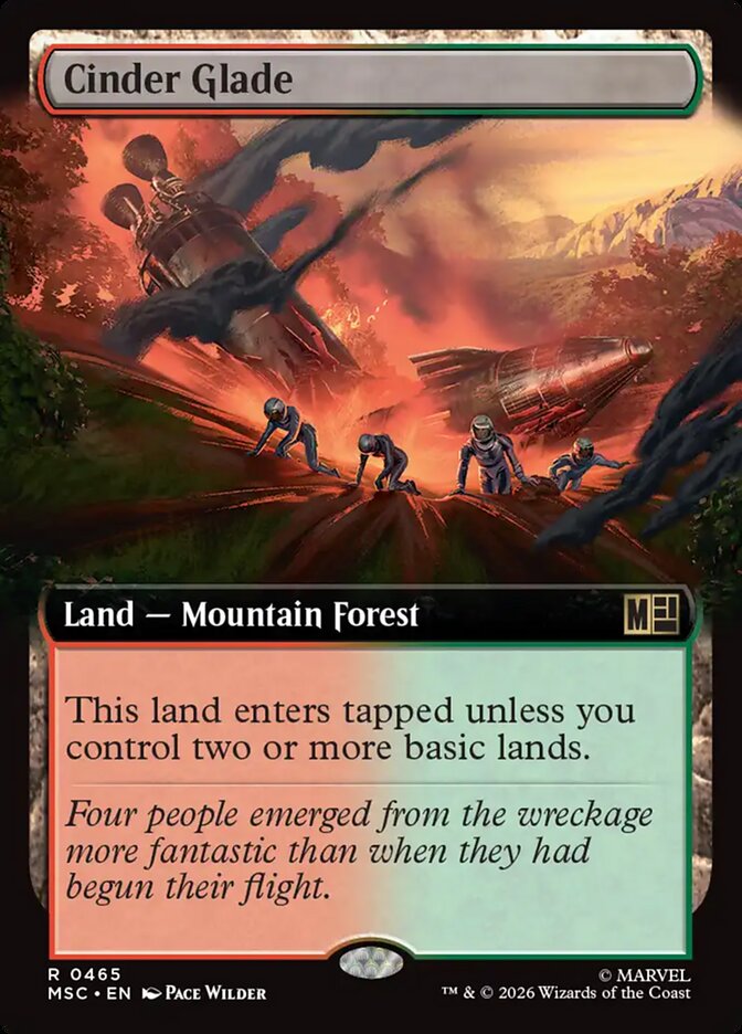 Cinder Glade (Extended Art) [Marvel Super Heroes Commander]