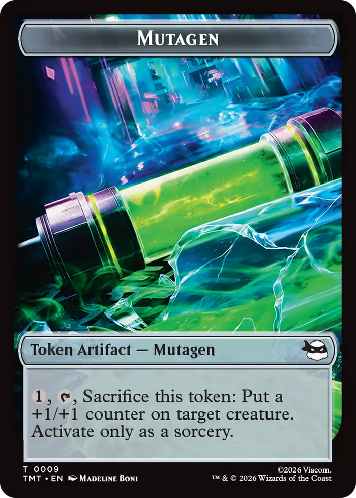Copy // Mutagen Double-Sided Token [Teenage Mutant Ninja Turtles Tokens]