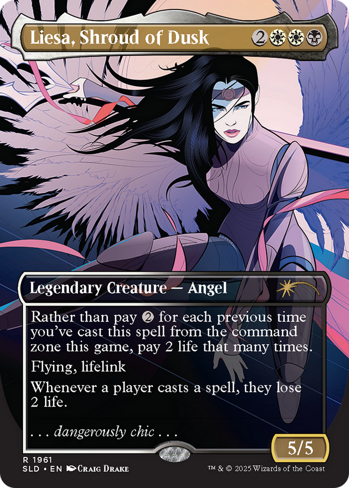 Liesa, Shroud of Dusk (Rainbow Foil) [Secret Lair Drop Series]