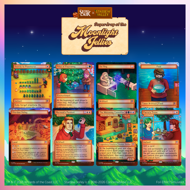 MTG Secret Lair x Stardew Valley Traditional Foil Edition