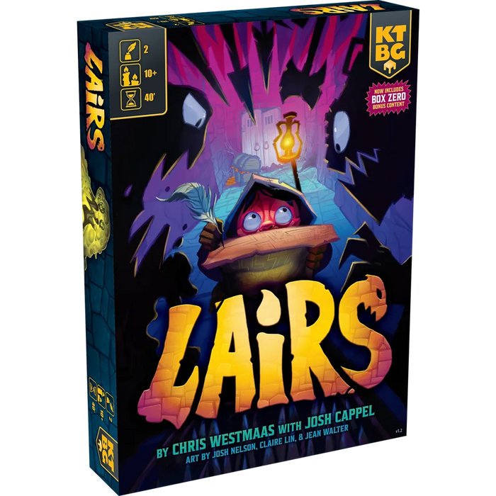 Lairs Board Game with Box Zero Bonus Content | Boreal Gaming