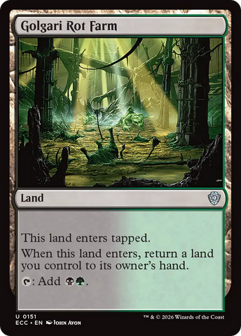 Golgari Rot Farm [Lorwyn Eclipsed Commander]