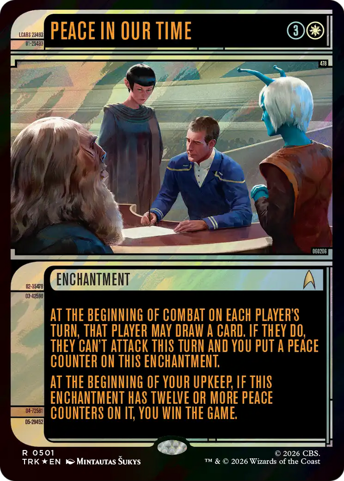 Peace in Our Time (Showcase) (Surge Foil) [Star Trek]