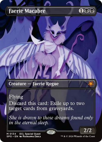 Faerie Macabre (Borderless) [Lorwyn Eclipsed Special Guests]