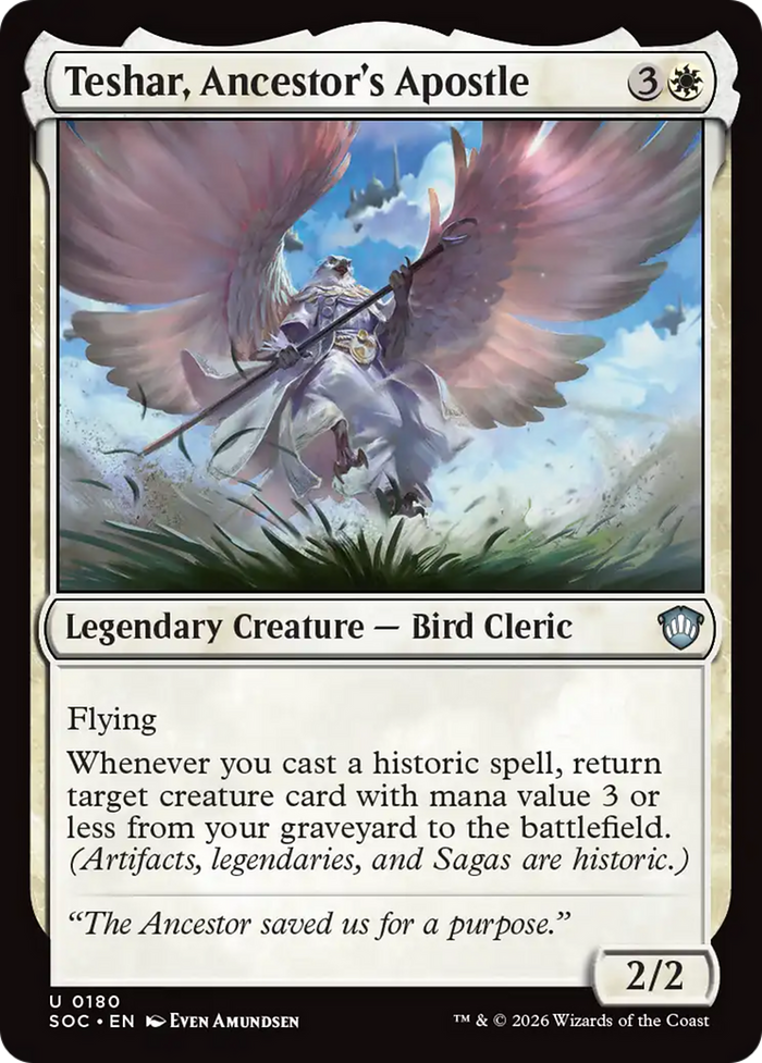 Teshar, Ancestor's Apostle [Secrets of Strixhaven Commander]