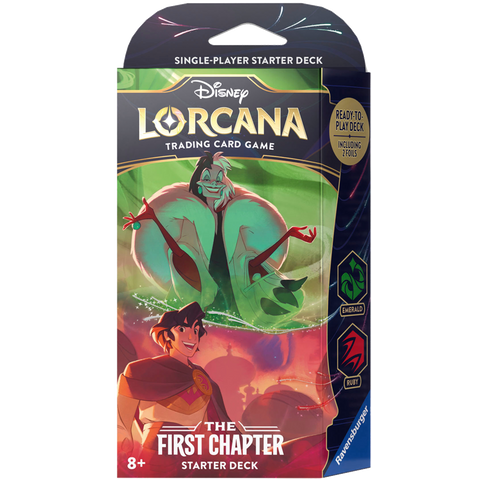 Disney Lorcana: The First Chapter - Starter Deck (Emerald & Ruby)