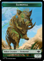 Mercenary // Elemental Double-Sided Token [Outlaws of Thunder Junction Tokens]