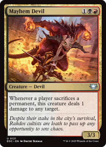 Mayhem Devil [Edge of Eternities Commander]