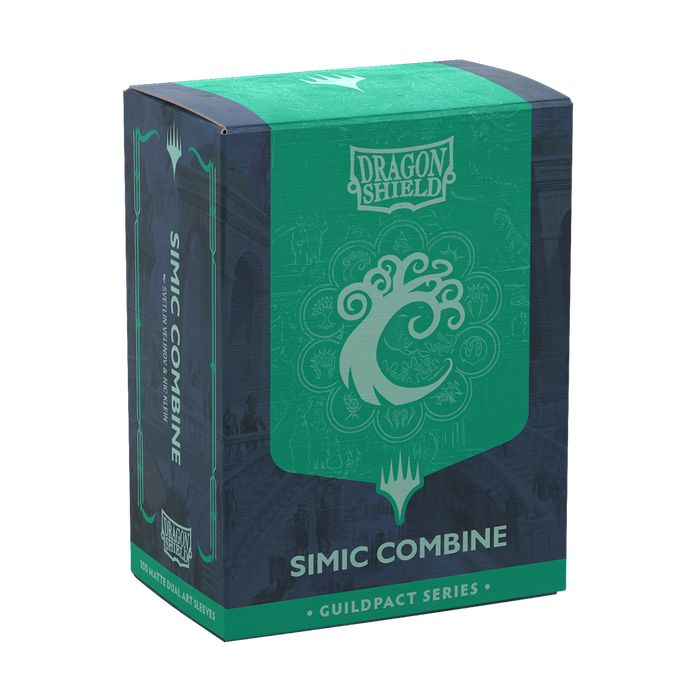 Dragon Shield: Standard 100ct Art Sleeves - Simic Combine