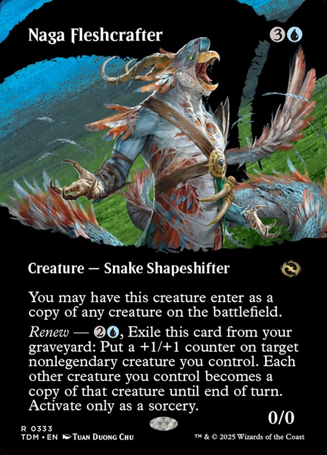 Naga Fleshcrafter (Borderless) [Tarkir: Dragonstorm]