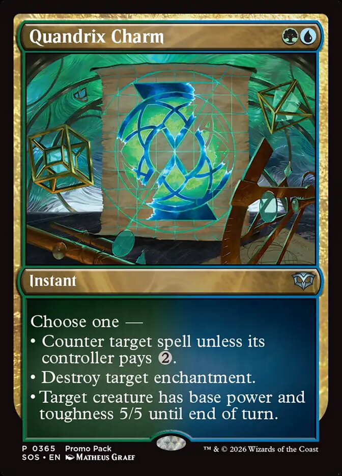 Quandrix Charm (Promo Pack) [Secrets of Strixhaven]