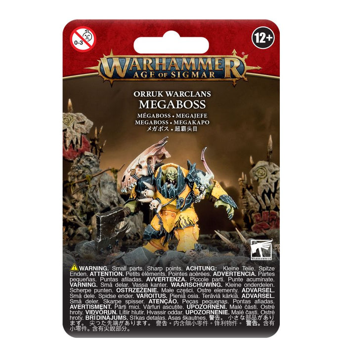 Warhammer Age of Sigmar: Orruk Warclans Megaboss (1 Miniature)