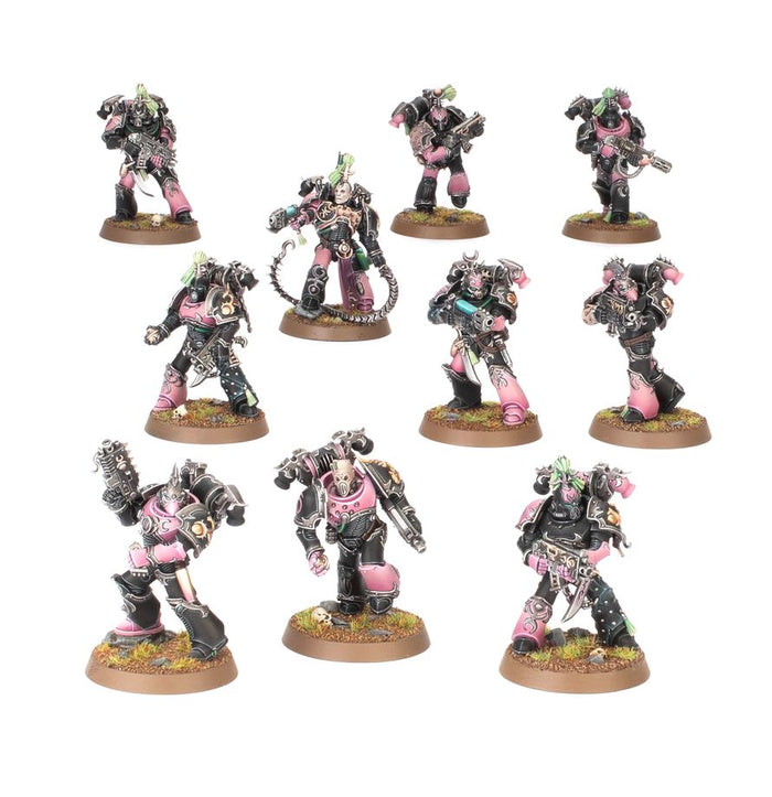 Warhammer 40,000: Chaos Space Marines Emperors Children Tormentors Bits (10 Pieces)
