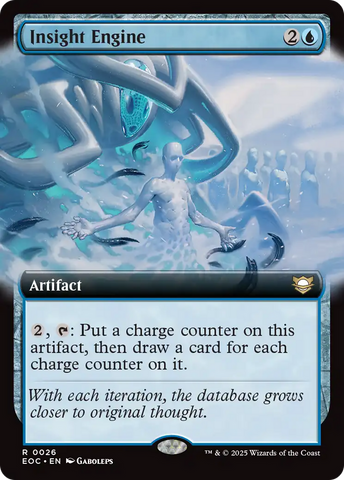 Insight Engine (Extended Art) [Edge of Eternities Commander]