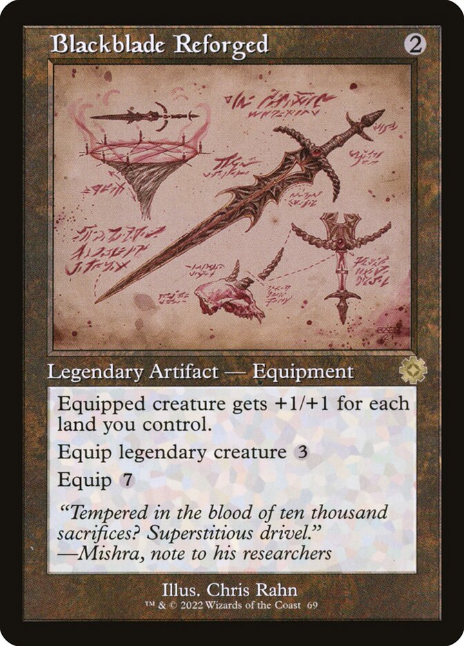 Blackblade Reforged (Retro Frame) [The Brothers' War Retro Artifacts]