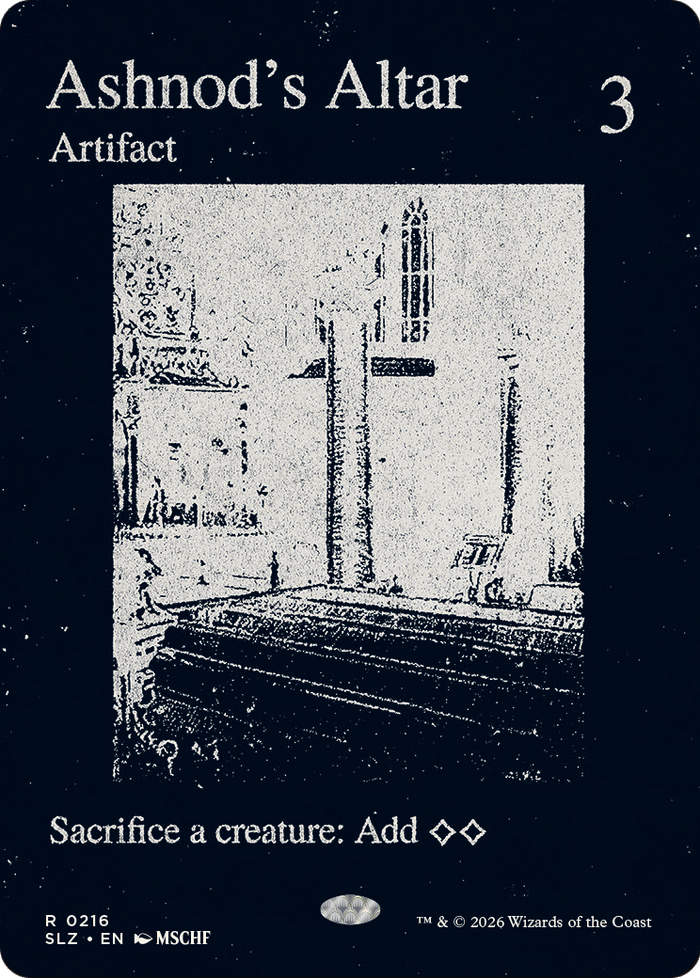 Ashnod's Altar (0216) [Secret Lair x MSCHF: The Zeta Set]