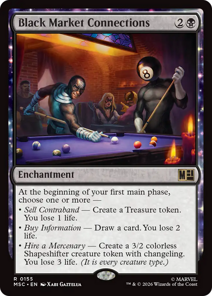 Black Market Connections (Surge Foil) [Marvel Super Heroes Commander]