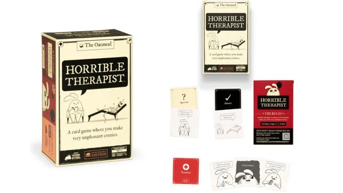 The Oatmeal: Horrible Therapist Party Game | Exploding Kittens