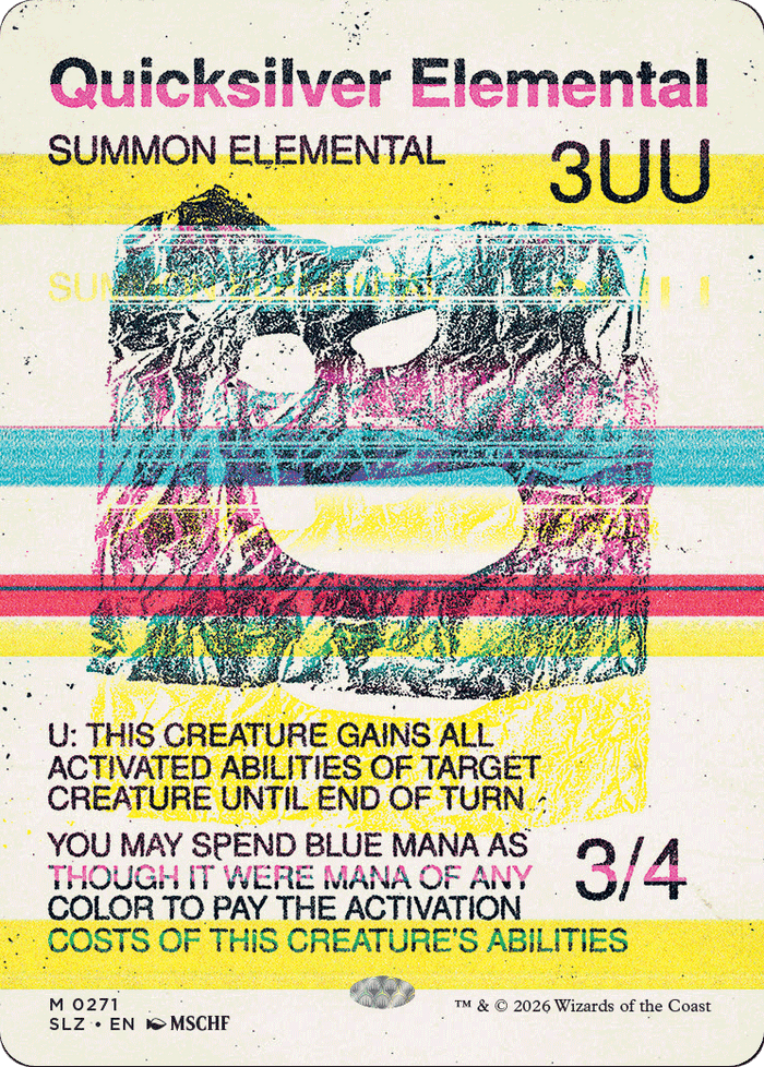 Quicksilver Elemental (0271) [Secret Lair x MSCHF: The Zeta Set]