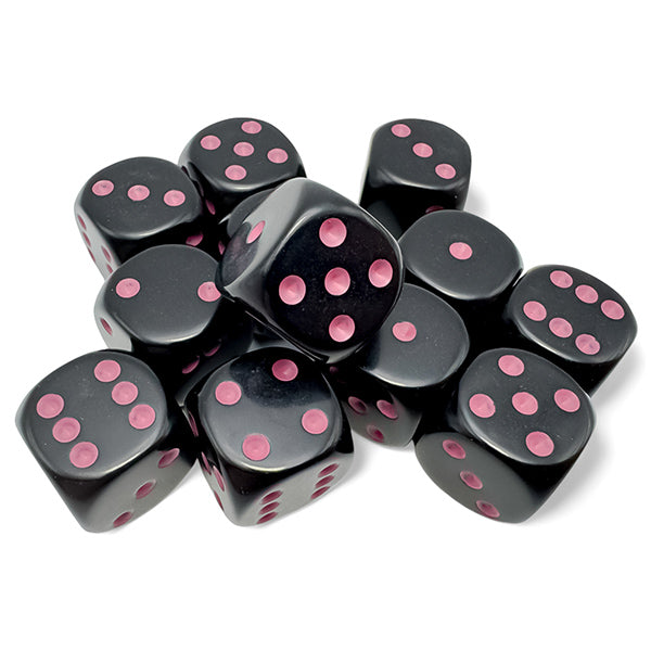 Chessex 16mm Opaque Dice Set (12d6)