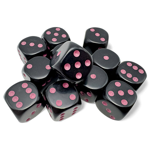 Chessex 16mm Opaque Dice Set (12d6)