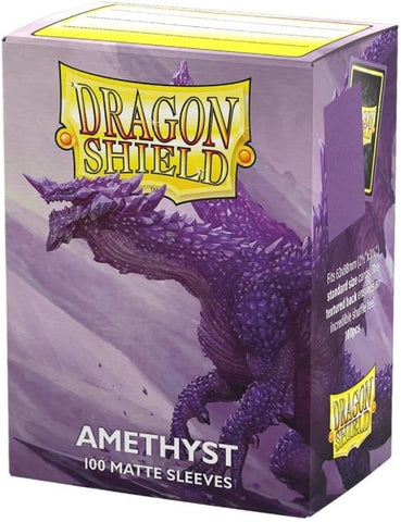 Dragon Shield: Standard 100ct Sleeves - Amethyst (Matte)
