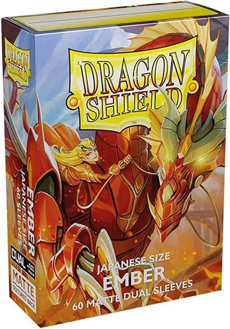 Dragon Shield: Japanese Size 60ct Sleeves - Ember (Dual Matte)