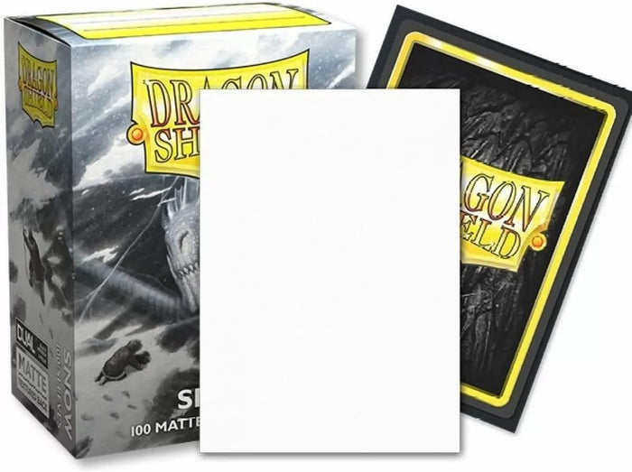Dragon Shield: Standard 100ct Sleeves - Snow (Dual Matte)