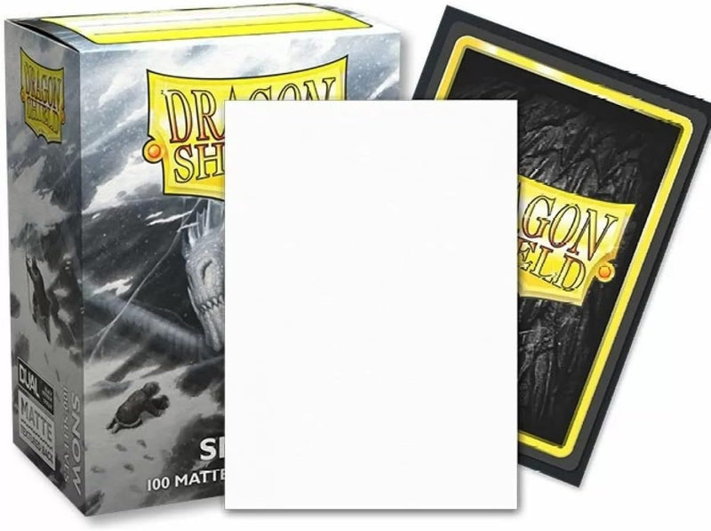 Dragon Shield: Standard 100ct Sleeves - Snow (Dual Matte)