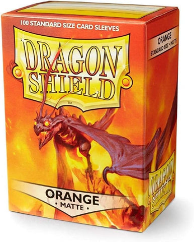 Dragon Shield: Standard 100ct Sleeves - Orange (Matte)