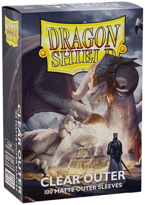 Dragon Shield: 100ct Outer Sleeves - Clear Matte (Standard)