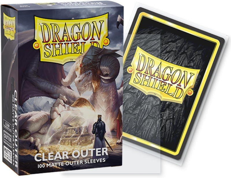 Dragon Shield: 100ct Outer Sleeves - Clear Matte (Standard)