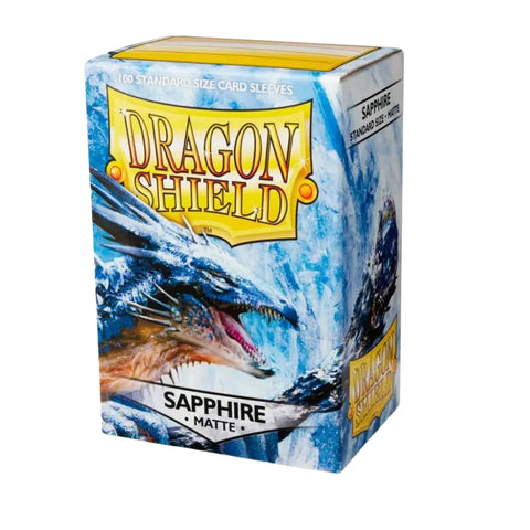 Dragon Shield: Standard 100ct Sleeves - Sapphire (Matte)