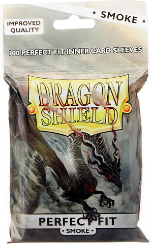 Dragon Shield: Standard Size 100ct Inner Sleeves - Perfect Fit (Smoke 'Fuligo')