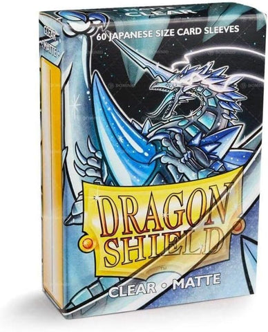 Dragon Shield: Japanese Size 60ct Sleeves - Clear (Matte)