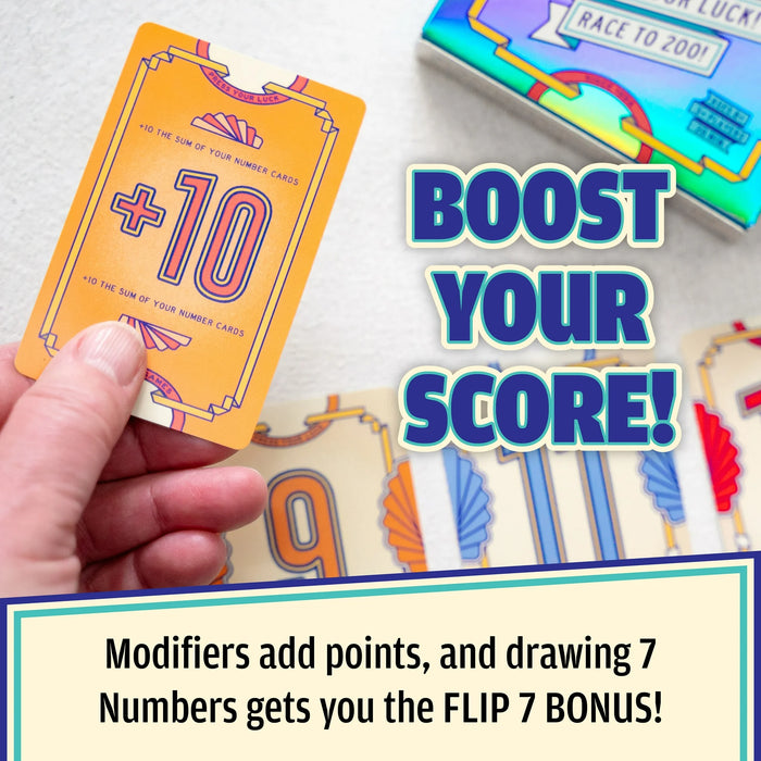 Flip 7: The Ultimate Push-Your-Luck Card Game - Second Edition [Party Game]