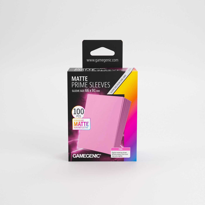 Gamegenic Matte Prime Sleeves Pink 66x91 (100 ct.) – Asmodee UK