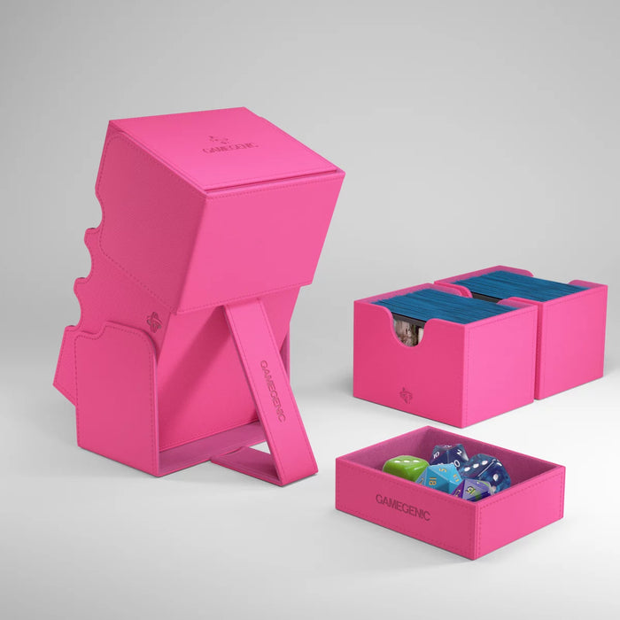 Gamegenic Stronghold 200+ XL Convertible Pink Deck Box