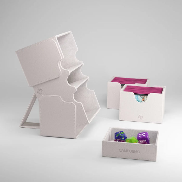 Gamegenic Stronghold 200+ XL Convertible White Deck Box
