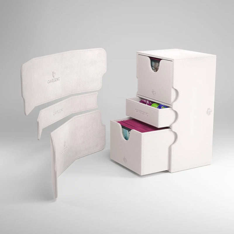 Gamegenic Stronghold 200+ XL Convertible White Deck Box
