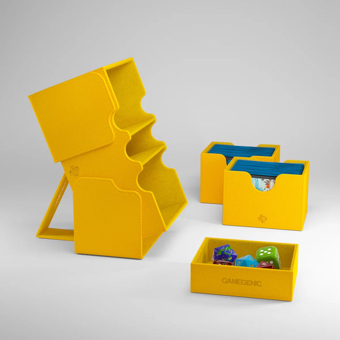 Gamegenic Stronghold 200+ XL Convertible Yellow Deck Box