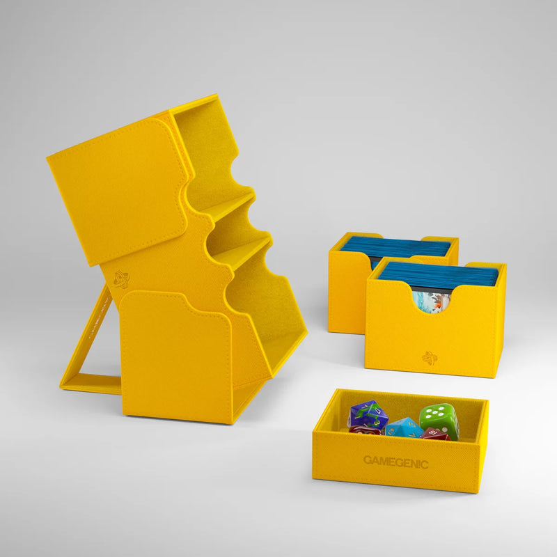 Gamegenic Stronghold 200+ XL Convertible Yellow Deck Box