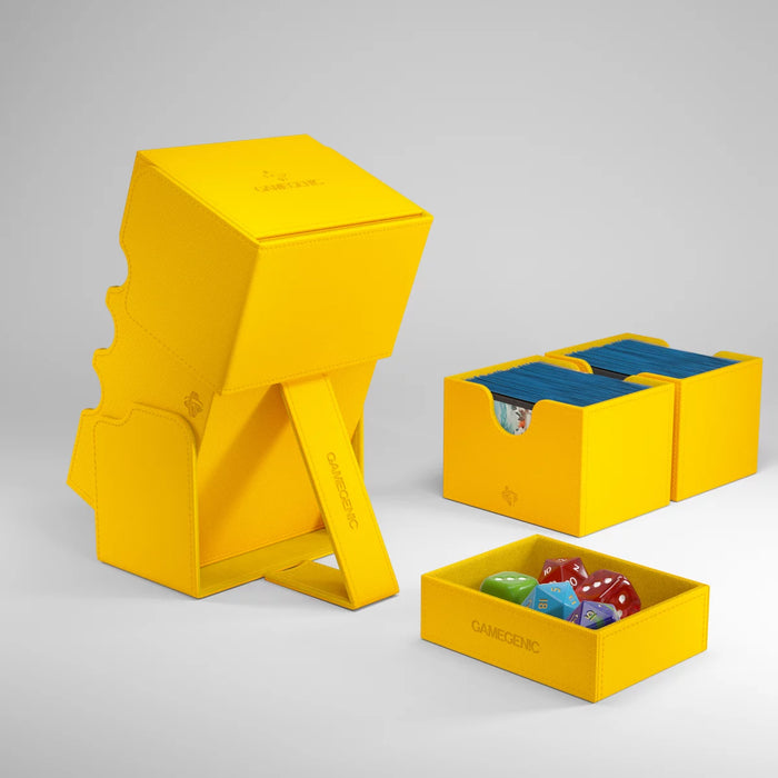 Gamegenic Stronghold 200+ XL Convertible Yellow Deck Box