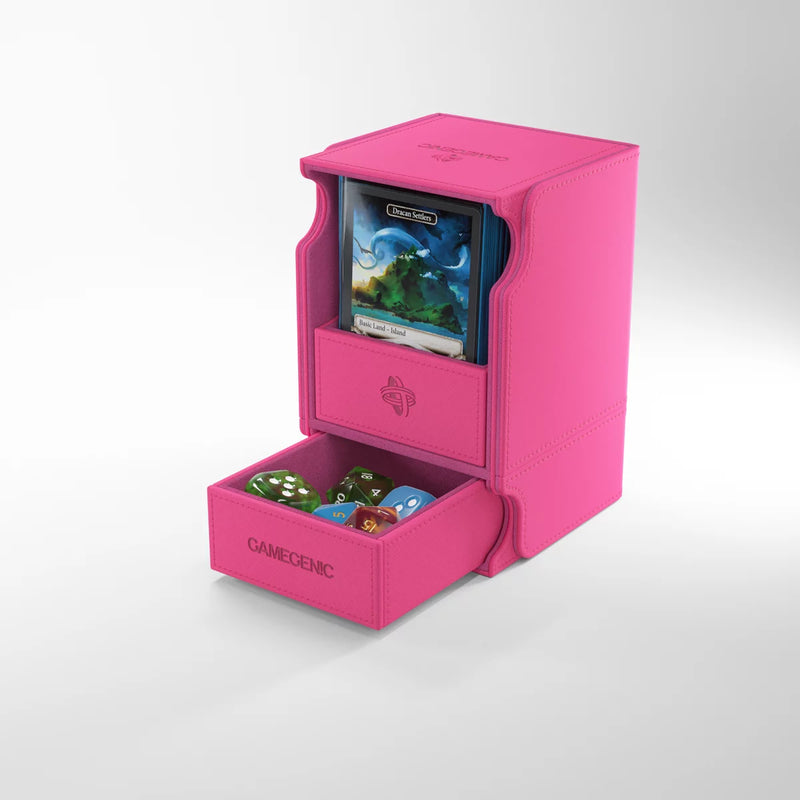 Gamegenic - Watchtower 100+ XL Convertible Pink Deck Box