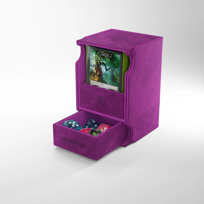 Gamegenic - Watchtower 100+ XL Convertible Purple Deck Box