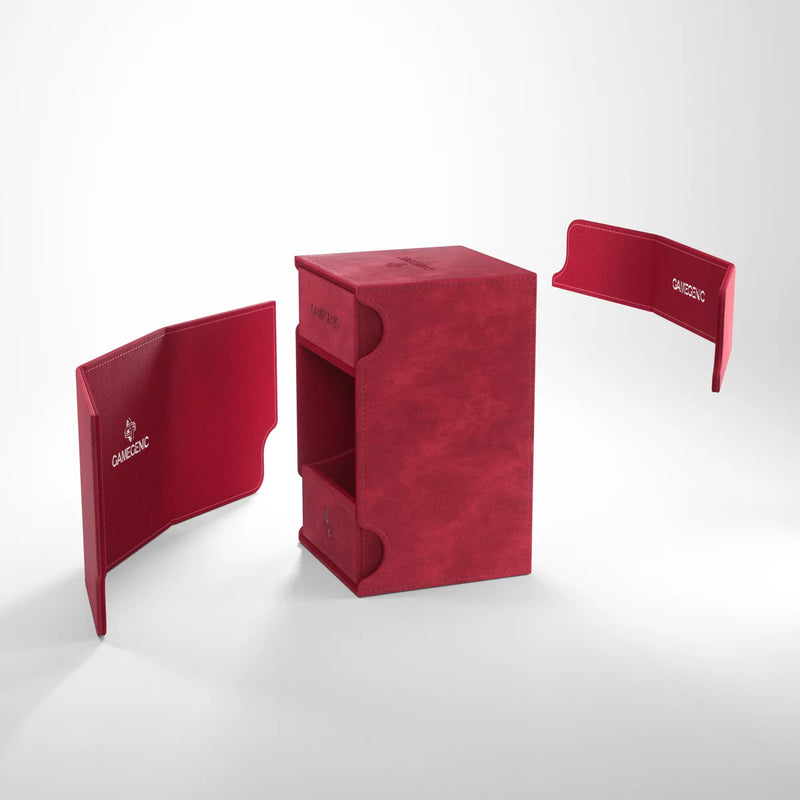 Gamegenic - Watchtower 100+ XL Convertible Red Deck Box