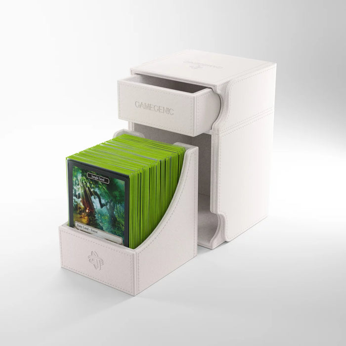 Gamegenic - Watchtower 100+ XL Convertible White Deck Box