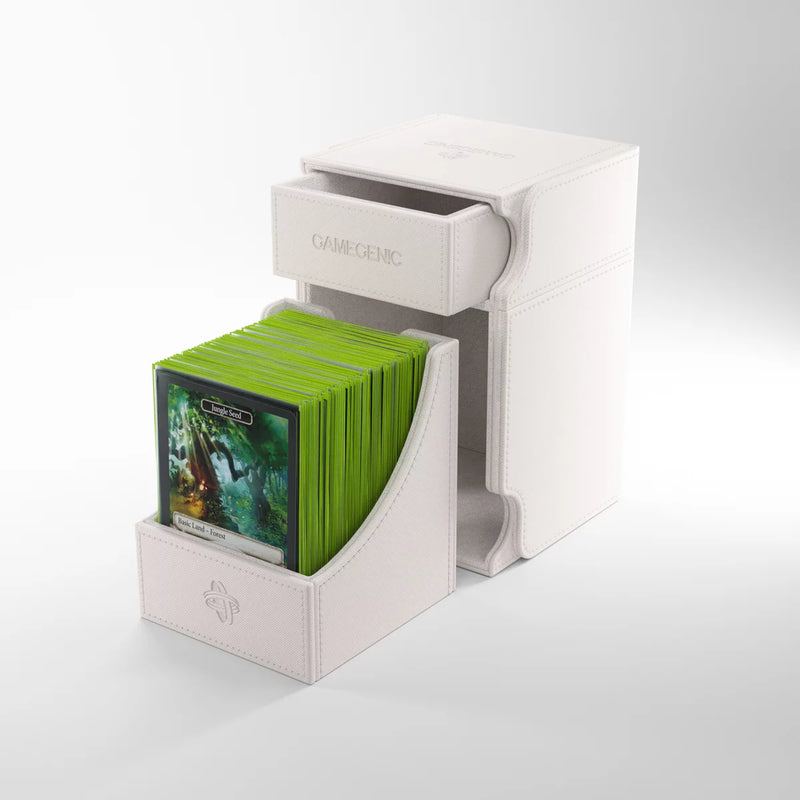 Gamegenic - Watchtower 100+ XL Convertible White Deck Box